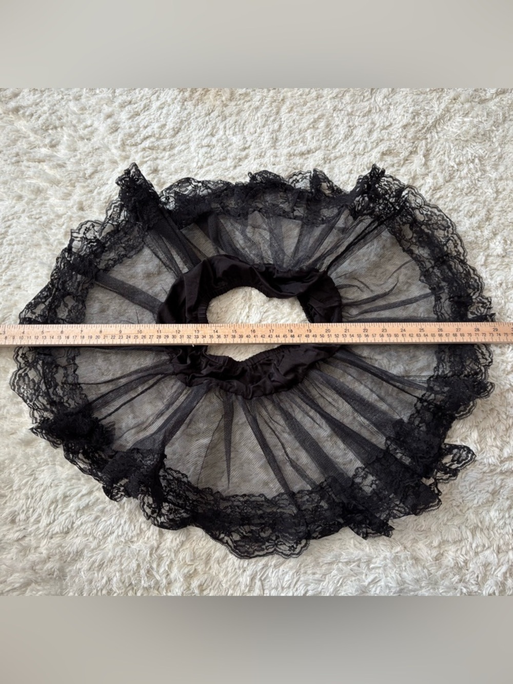 Leg Avenue Black Lace Trim Slip